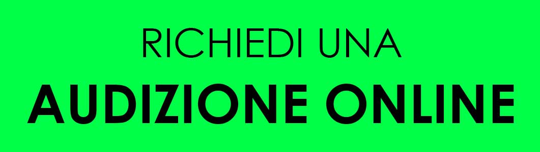 richiedi audizione online